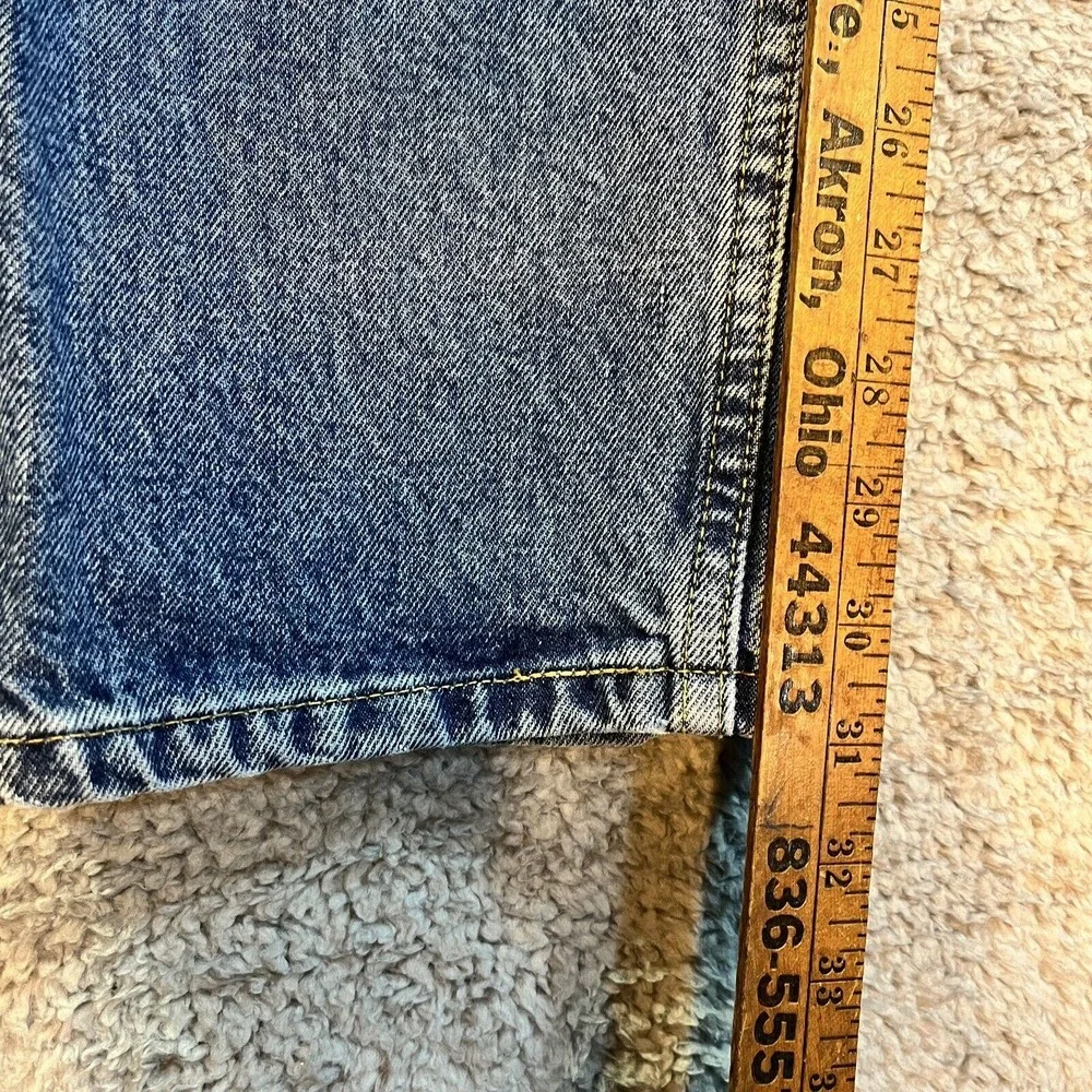 Levi's 550 Blue Jeans‎ Mens 36x31 Vintage Y2K Black Batwing Relaxed Fit Denim